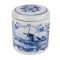 Royal Delft Vorratsglas Windmühle Landschaft Blumendekoration