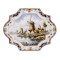 Royal Delft Wandbord applique molens polychrome