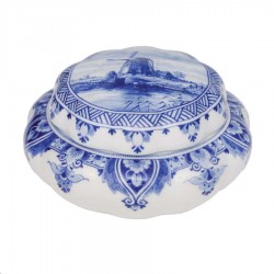 Royal Delft Bonbonniere Windmühle Delfter Blau Royal Delft Bonbonniere Windmühle Delfter Blau