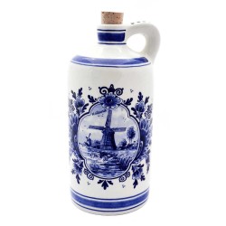 Delft blue jug vintage windmill Delft blue jug vintage windmill