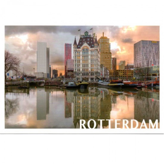 Postcard Rotterdam White house