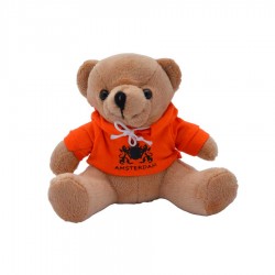 Kuschelbär amsterdam logo orange 13 cm Kuschelbär amsterdam logo orange 13 cm