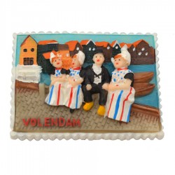 Magnet Volendam De Dijk stamp 3D Magnet Volendam De Dijk stamp 3D