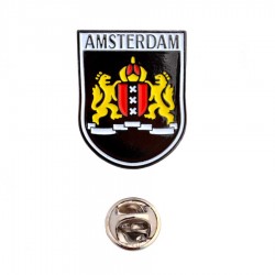 Pin brooch Amsterdam city coat of arms Pin brooch Amsterdam city coat of arms