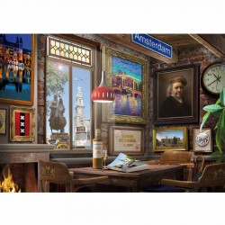 Amsterdam pub puzzel 1000 pieces Amsterdam pub puzzel 1000 pieces