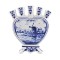 Royal Delft tulip vase 5 spouts windmill flower