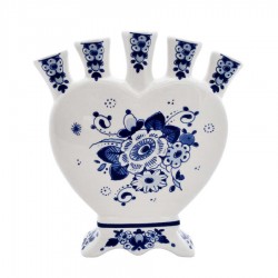 Royal Delft tulip vase 5 spouts windmill flower Royal Delft tulip vase 5 spouts windmill flower