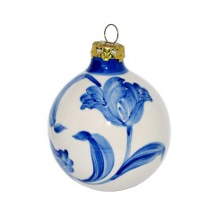 Weihnachtskugel Delfter blaue Tulpe Weihnachtskugel Delfter blaue Tulpe