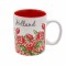 Mok / beker holland tulpen kleur 8 x 9 cm