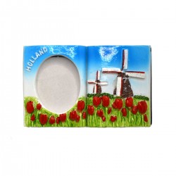 Passfoto Magnet buch Holland Windmühlen Tulpen Passfoto Magnet buch Holland Windmühlen Tulpen