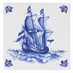 Royal Delft - Fliese schiff 103 Delfter Blau Royal Delft - Fliese schiff 103 Delfter Blau