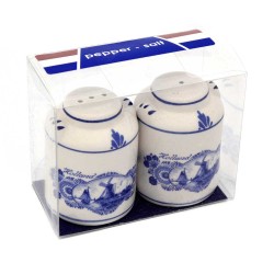 Delft blue salt pepper milk can Delft blue salt pepper milk can