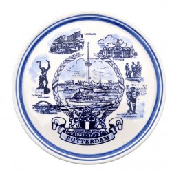 Wandplatte delfter blau rotterdam symbolen Wandplatte delfter blau rotterdam symbolen