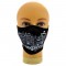 Face mask black canal houses bicycle