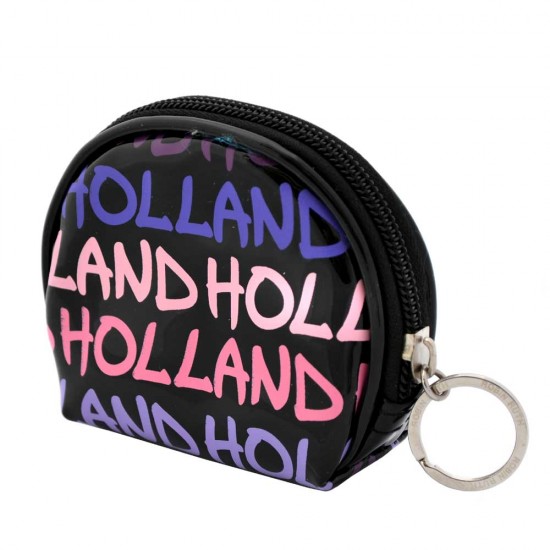 Damen Taschengeldbörse Lack Holland Lila