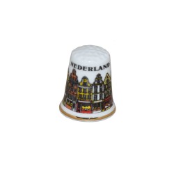 Thimble coloured print canal houses Nederland