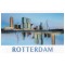 Postcard photo rotteram skyline mirroring