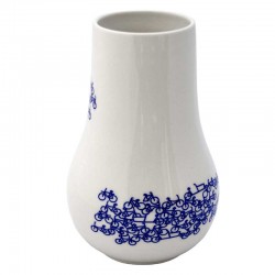 Vase delfter blau das blaue fahrrad nr.1 Vase delfter blau das blaue fahrrad nr.1