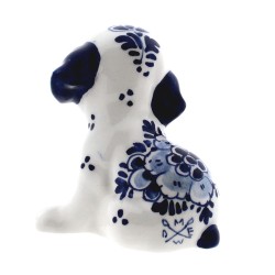 Handbemaltes Delfter Blau - Hund Beagle klein Handbemaltes Delfter Blau - Hund Beagle klein