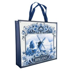 Big shopper Holland windmill Delft Blue Big shopper Holland windmill Delft Blue