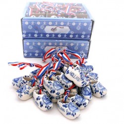 12 pairs delft blue cloggies  4 cm 12 pairs delft blue cloggies  4 cm