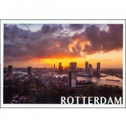 Postcard photo rotteram sunset sky anthonisz vk06