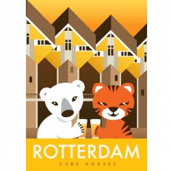 Postcard cube houses rotterdam modern Postcard cube houses rotterdam modern