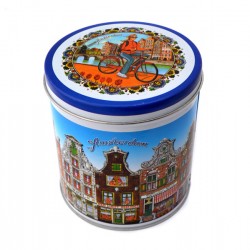 Bewaarblik voorraadblik amsterdam grachtenhuisjes kleur Bewaarblik voorraadblik amsterdam grachtenhuisjes kleur