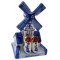 Mill delft blue cloggies tulips 14.5 cm