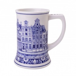 Beer mug delft blue amsterdam 0.5 l Beer mug delft blue amsterdam 0.5 l