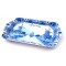 Serve tray holland delft blue windmill landscape floral