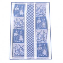 Tee tuch gewebt blau 50-75 cm Tee tuch gewebt blau 50-75 cm