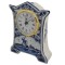 Uhr stehend delfter blau windmühle blumenschmuck