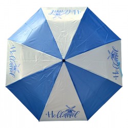 Regenschirm weiss blau holland windmühle Regenschirm weiss blau holland windmühle
