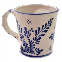 Becher delfter blau kanalhäusern 3d blumen