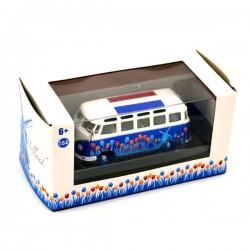Miniatuur volkswagen busje holland blauw Miniatuur volkswagen busje holland blauw