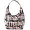 Schoudertas julia bloemen rotterdam zwart robin ruth