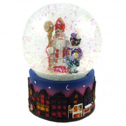 Schudbol / sneeuwbol sinterklaas en piet 6.5 x 9 cm Schudbol / sneeuwbol sinterklaas en piet 6.5 x 9 cm