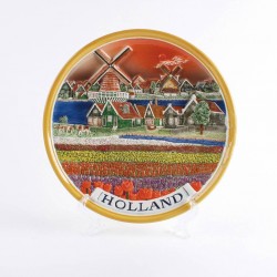 Wandbord holland compilatie relief 2d kleur Wandbord holland compilatie relief 2d kleur