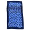 Artificial zijden shawl tulpen blauw holland robin ruth