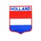 Badge mouw-embleem vlag holland 6.5 x 5 cm