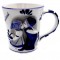 Beker / mok delfts blauw kuspaar relief