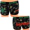 Boxer short weed amsterdam black