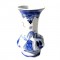 Buikvaas achthoekig delfts blauw 22 cm