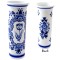 Zylinder vase delfter blau tulpe 25 cm