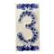 Delfts blauw huisnummer tegel keramiek 3 drie