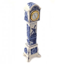 Delft blue clock landscape standing tall  Delft blue clock landscape standing tall