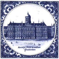Delft blue tile royal palace of amsterdam Delft blue tile royal palace of amsterdam