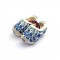 Wooden shoes holland delft blue 6 cm