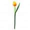 Houten tulp oranje 28 cm